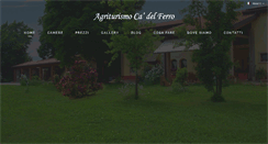 Desktop Screenshot of cadelferro.it
